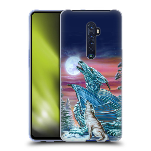 Ed Beard Jr Dragons Moon Song Wolf Moon Soft Gel Case for OPPO Reno 2
