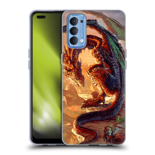 Ed Beard Jr Dragons Bravery Misplaced Soft Gel Case for OPPO Reno 4 5G