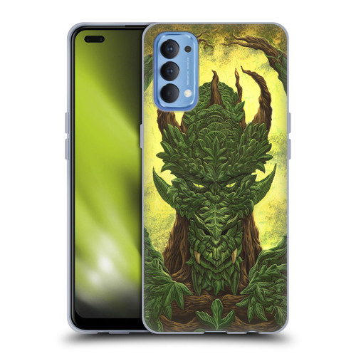 Ed Beard Jr Dragons Green Guardian Greenman Soft Gel Case for OPPO Reno 4 5G