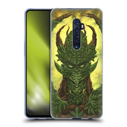 Ed Beard Jr Dragons Green Guardian Greenman Soft Gel Case for OPPO Reno 2