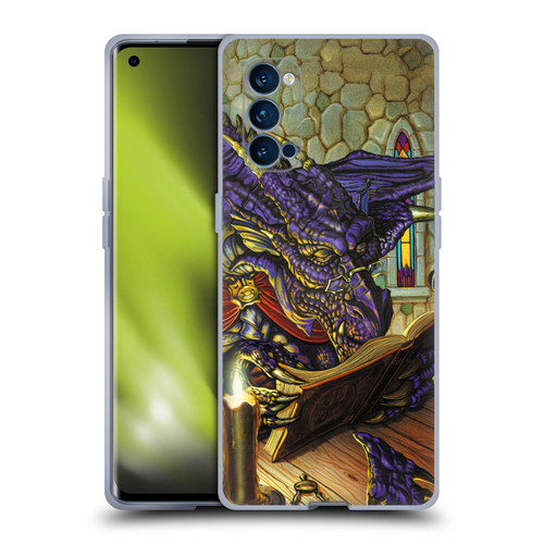 Ed Beard Jr Dragons A Good Book Soft Gel Case for OPPO Reno 4 Pro 5G