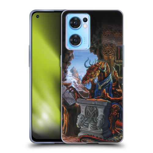 Ed Beard Jr Dragons Ancient Scholar Soft Gel Case for OPPO Reno7 5G / Find X5 Lite