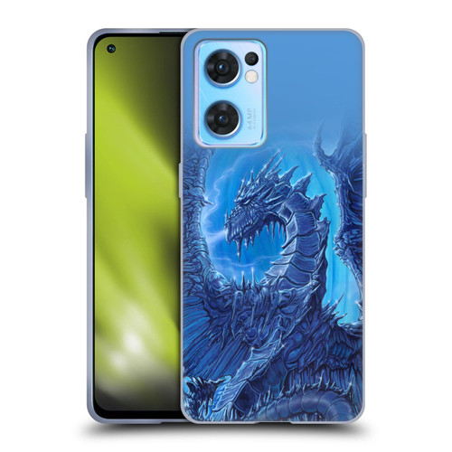 Ed Beard Jr Dragons Glacier Soft Gel Case for OPPO Reno7 5G / Find X5 Lite
