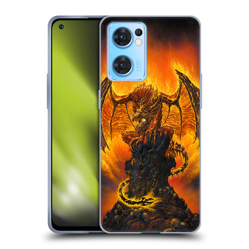 Ed Beard Jr Dragons Harbinger Of Fire Soft Gel Case for OPPO Reno7 5G / Find X5 Lite