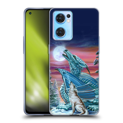 Ed Beard Jr Dragons Moon Song Wolf Moon Soft Gel Case for OPPO Reno7 5G / Find X5 Lite