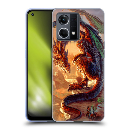 Ed Beard Jr Dragons Bravery Misplaced Soft Gel Case for OPPO Reno8 4G