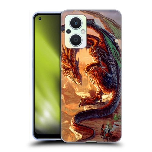 Ed Beard Jr Dragons Bravery Misplaced Soft Gel Case for OPPO Reno8 Lite