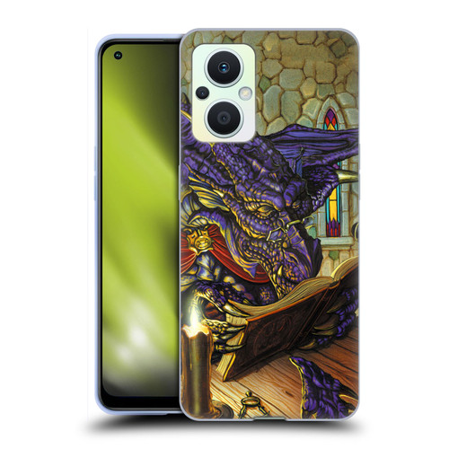 Ed Beard Jr Dragons A Good Book Soft Gel Case for OPPO Reno8 Lite