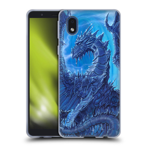 Ed Beard Jr Dragons Glacier Soft Gel Case for Samsung Galaxy A01 Core (2020)