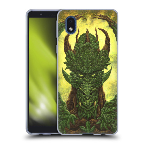 Ed Beard Jr Dragons Green Guardian Greenman Soft Gel Case for Samsung Galaxy A01 Core (2020)