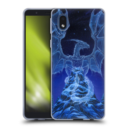 Ed Beard Jr Dragons Winter Spirit Soft Gel Case for Samsung Galaxy A01 Core (2020)