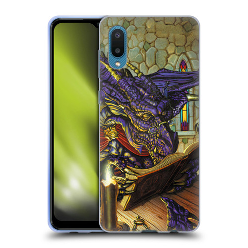 Ed Beard Jr Dragons A Good Book Soft Gel Case for Samsung Galaxy A02/M02 (2021)