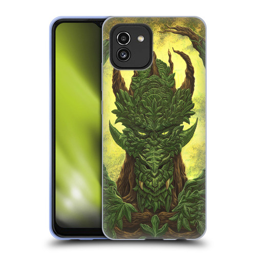 Ed Beard Jr Dragons Green Guardian Greenman Soft Gel Case for Samsung Galaxy A03 (2021)