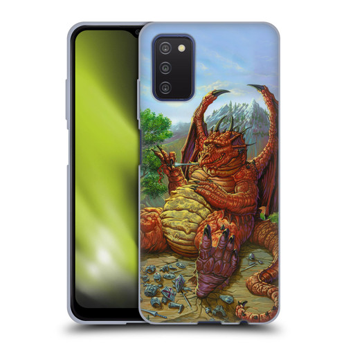 Ed Beard Jr Dragons Lunch With A Toothpick Soft Gel Case for Samsung Galaxy A03s (2021)