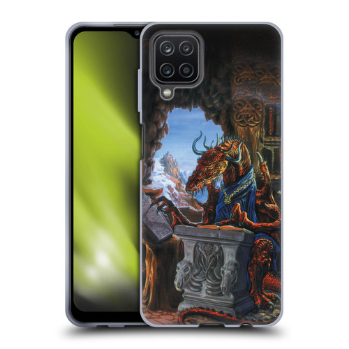 Ed Beard Jr Dragons Ancient Scholar Soft Gel Case for Samsung Galaxy A12 (2020)