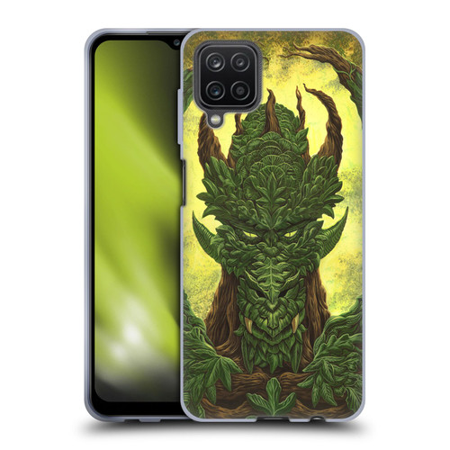 Ed Beard Jr Dragons Green Guardian Greenman Soft Gel Case for Samsung Galaxy A12 (2020)