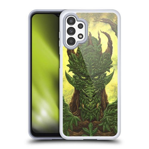 Ed Beard Jr Dragons Green Guardian Greenman Soft Gel Case for Samsung Galaxy A13 (2022)