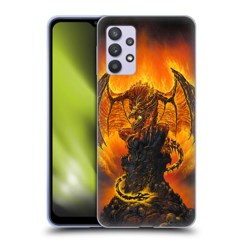 Ed Beard Jr Dragons Harbinger Of Fire Soft Gel Case for Samsung Galaxy A32 5G / M32 5G (2021)