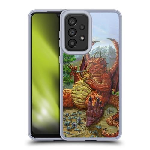Ed Beard Jr Dragons Lunch With A Toothpick Soft Gel Case for Samsung Galaxy A33 5G (2022)