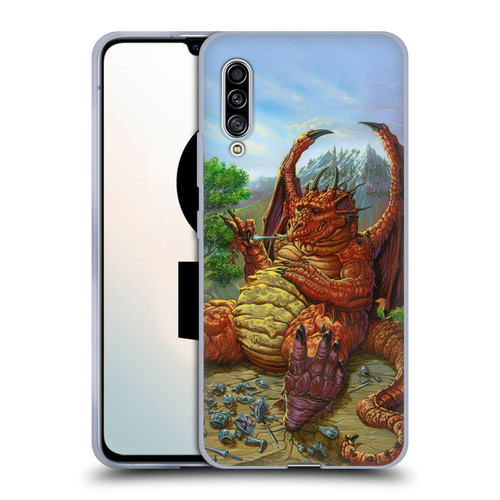Ed Beard Jr Dragons Lunch With A Toothpick Soft Gel Case for Samsung Galaxy A90 5G (2019)