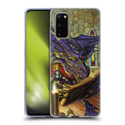 Ed Beard Jr Dragons A Good Book Soft Gel Case for Samsung Galaxy S20 / S20 5G