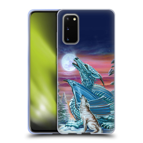Ed Beard Jr Dragons Moon Song Wolf Moon Soft Gel Case for Samsung Galaxy S20 / S20 5G