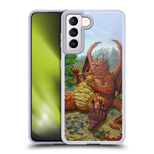 Ed Beard Jr Dragons Lunch With A Toothpick Soft Gel Case for Samsung Galaxy S21 5G