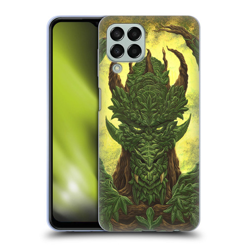 Ed Beard Jr Dragons Green Guardian Greenman Soft Gel Case for Samsung Galaxy M33 (2022)