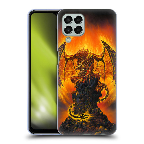Ed Beard Jr Dragons Harbinger Of Fire Soft Gel Case for Samsung Galaxy M33 (2022)