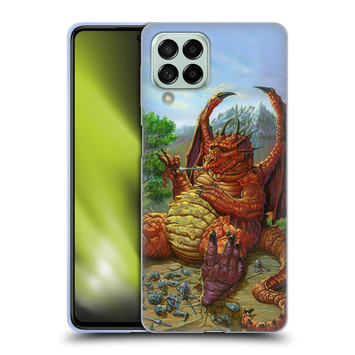 Ed Beard Jr Dragons Lunch With A Toothpick Soft Gel Case for Samsung Galaxy M53 (2022)