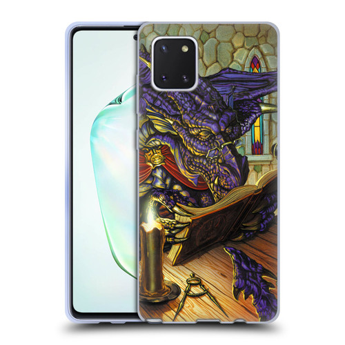 Ed Beard Jr Dragons A Good Book Soft Gel Case for Samsung Galaxy Note10 Lite