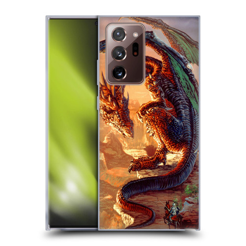 Ed Beard Jr Dragons Bravery Misplaced Soft Gel Case for Samsung Galaxy Note20 Ultra / 5G