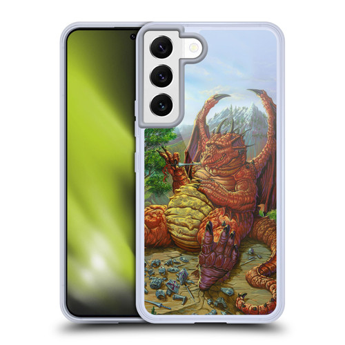 Ed Beard Jr Dragons Lunch With A Toothpick Soft Gel Case for Samsung Galaxy S22 5G