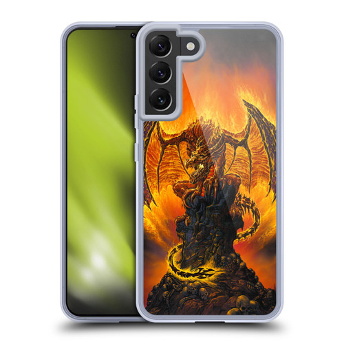 Ed Beard Jr Dragons Harbinger Of Fire Soft Gel Case for Samsung Galaxy S22+ 5G