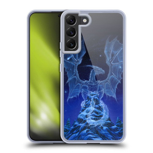 Ed Beard Jr Dragons Winter Spirit Soft Gel Case for Samsung Galaxy S22+ 5G