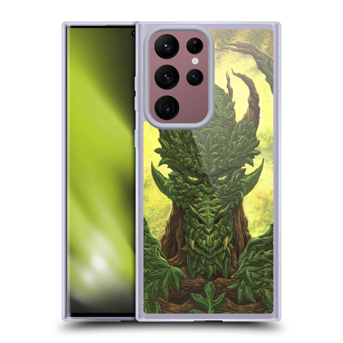 Ed Beard Jr Dragons Green Guardian Greenman Soft Gel Case for Samsung Galaxy S22 Ultra 5G