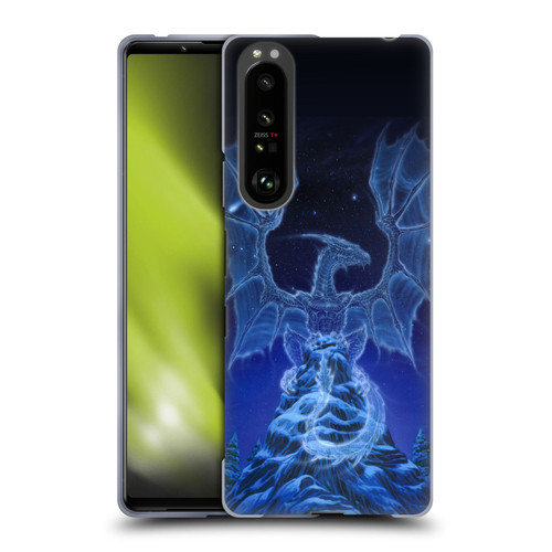 Ed Beard Jr Dragons Winter Spirit Soft Gel Case for Sony Xperia 1 III