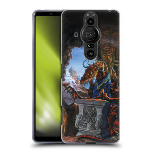 Ed Beard Jr Dragons Ancient Scholar Soft Gel Case for Sony Xperia Pro-I