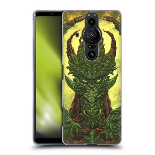 Ed Beard Jr Dragons Green Guardian Greenman Soft Gel Case for Sony Xperia Pro-I