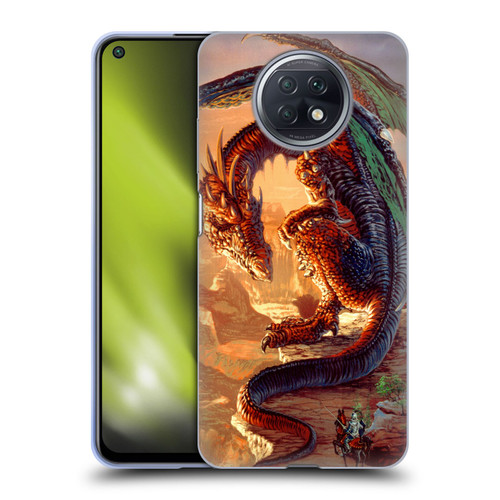 Ed Beard Jr Dragons Bravery Misplaced Soft Gel Case for Xiaomi Redmi Note 9T 5G