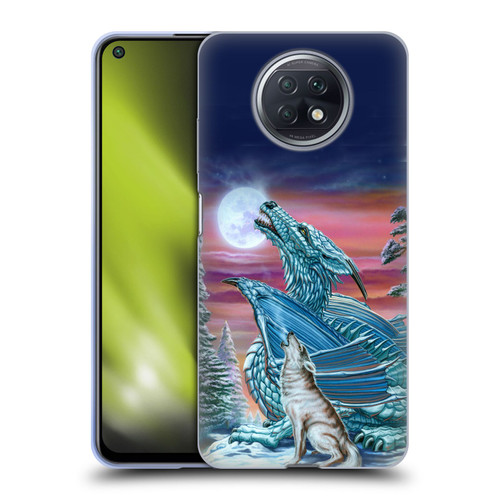 Ed Beard Jr Dragons Moon Song Wolf Moon Soft Gel Case for Xiaomi Redmi Note 9T 5G