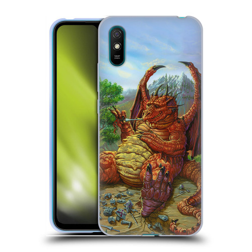 Ed Beard Jr Dragons Lunch With A Toothpick Soft Gel Case for Xiaomi Redmi 9A / Redmi 9AT