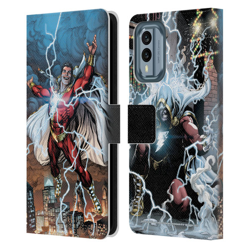Justice League DC Comics Shazam Comic Book Art Issue #1 Variant 2019 Leather Book Wallet Case Cover For Nokia X30
