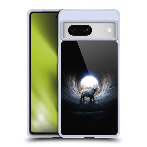 Klaudia Senator French Bulldog Lost Soft Gel Case for Google Pixel 7