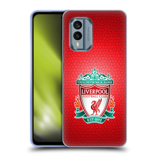 Liverpool Football Club Crest 2 Red Pixel 1 Soft Gel Case for Nokia X30