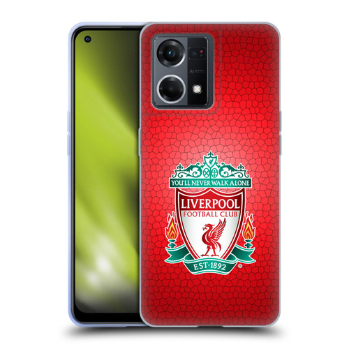 Liverpool Football Club Crest 2 Red Pixel 1 Soft Gel Case for OPPO Reno8 4G