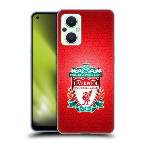 Liverpool Football Club Crest 2 Red Pixel 1 Soft Gel Case for OPPO Reno8 Lite