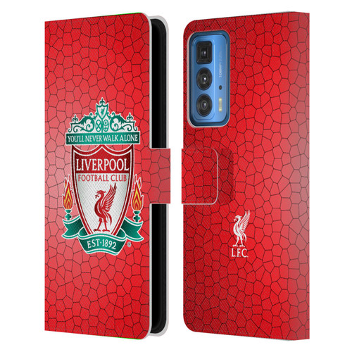 Liverpool Football Club Crest 2 Red Pixel 1 Leather Book Wallet Case Cover For Motorola Edge (2022)