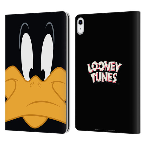 Looney Tunes Full Face Daffy Duck Leather Book Wallet Case Cover For Apple iPad 10.9 (2022)