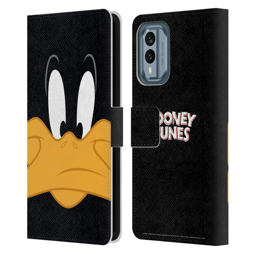 Looney Tunes Full Face Daffy Duck Leather Book Wallet Case Cover For Nokia X30